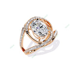 Load image into Gallery viewer, Accented Engagement Ring ENAC1219