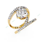 Load image into Gallery viewer, Accented Engagement Ring ENAC1221