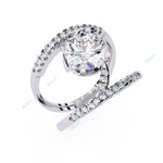 Load image into Gallery viewer, Accented Engagement Ring ENAC1221