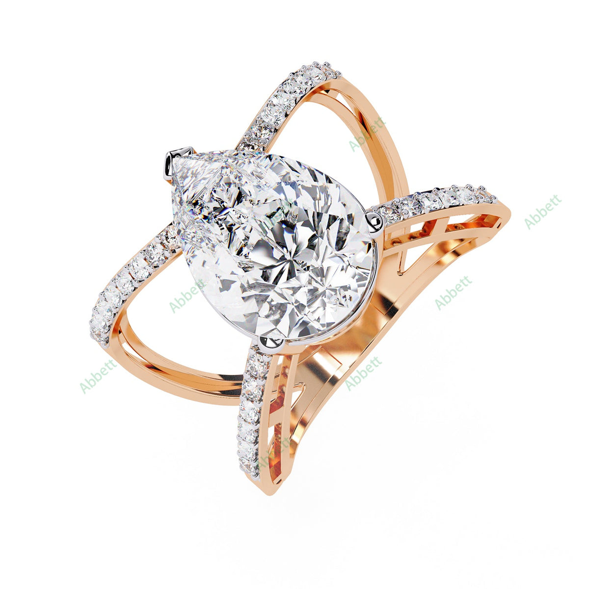 Accented Engagement Ring ENAC1222
