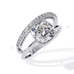 Load image into Gallery viewer, Accented Engagement Ring ENAC1226