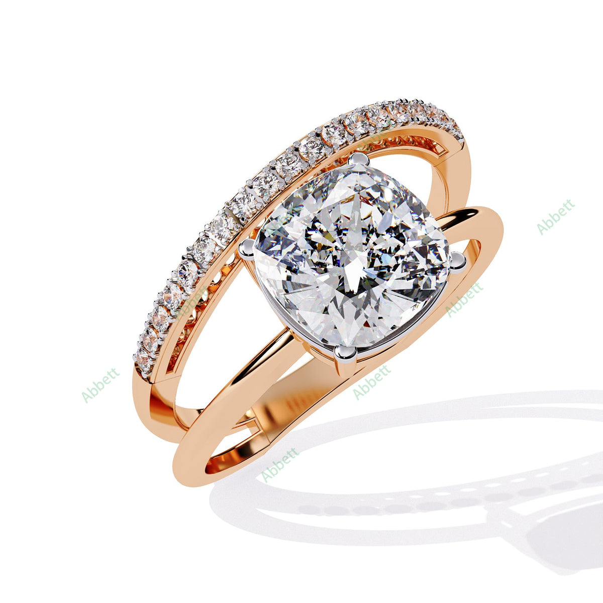 Accented Engagement Ring ENAC1226