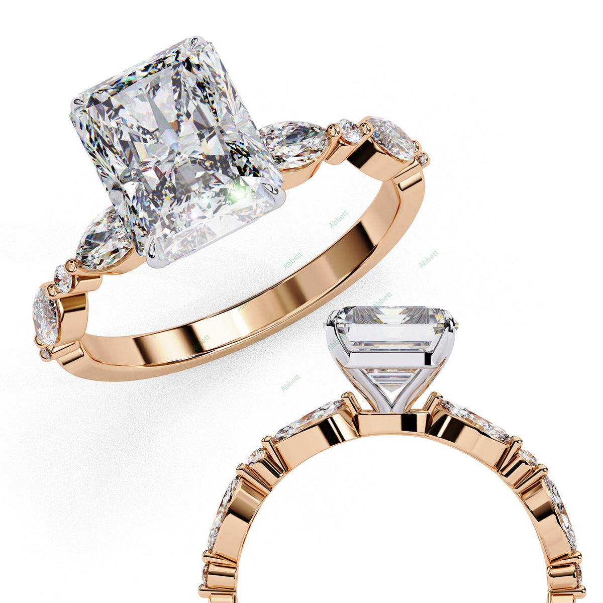Accented Engagement Ring ENAC1493