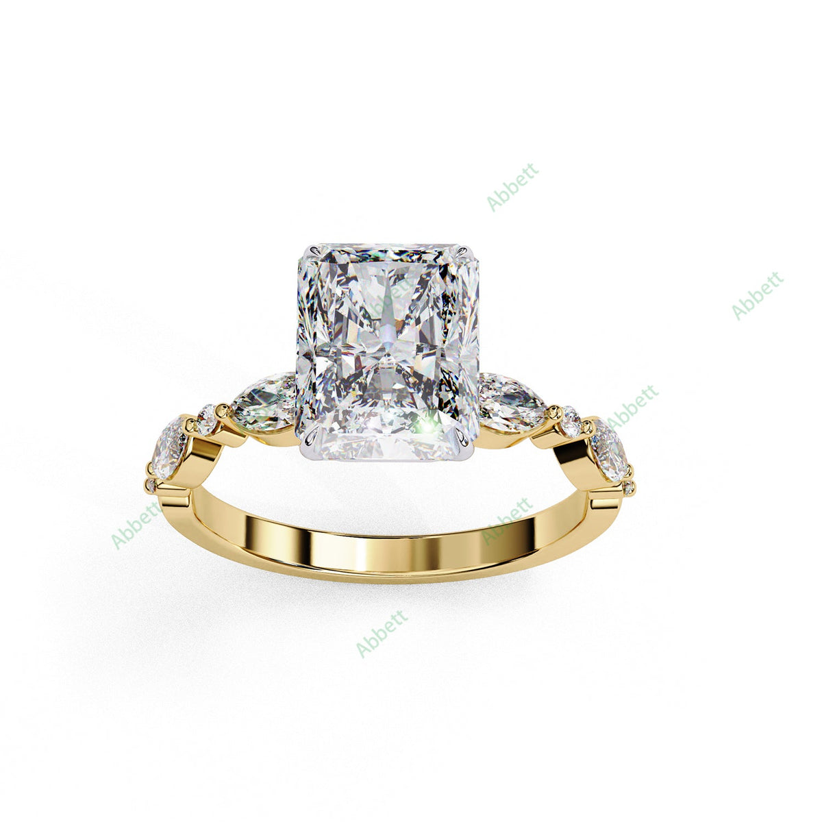 Accented Engagement Ring ENAC1493