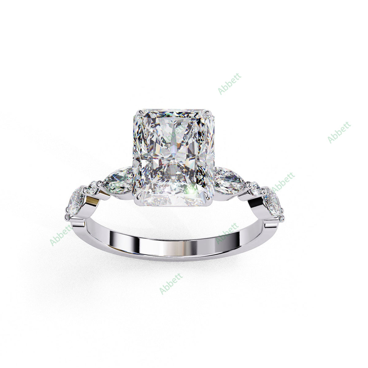Accented Engagement Ring ENAC1493