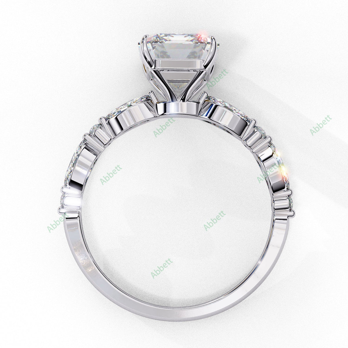 Accented Engagement Ring ENAC1493