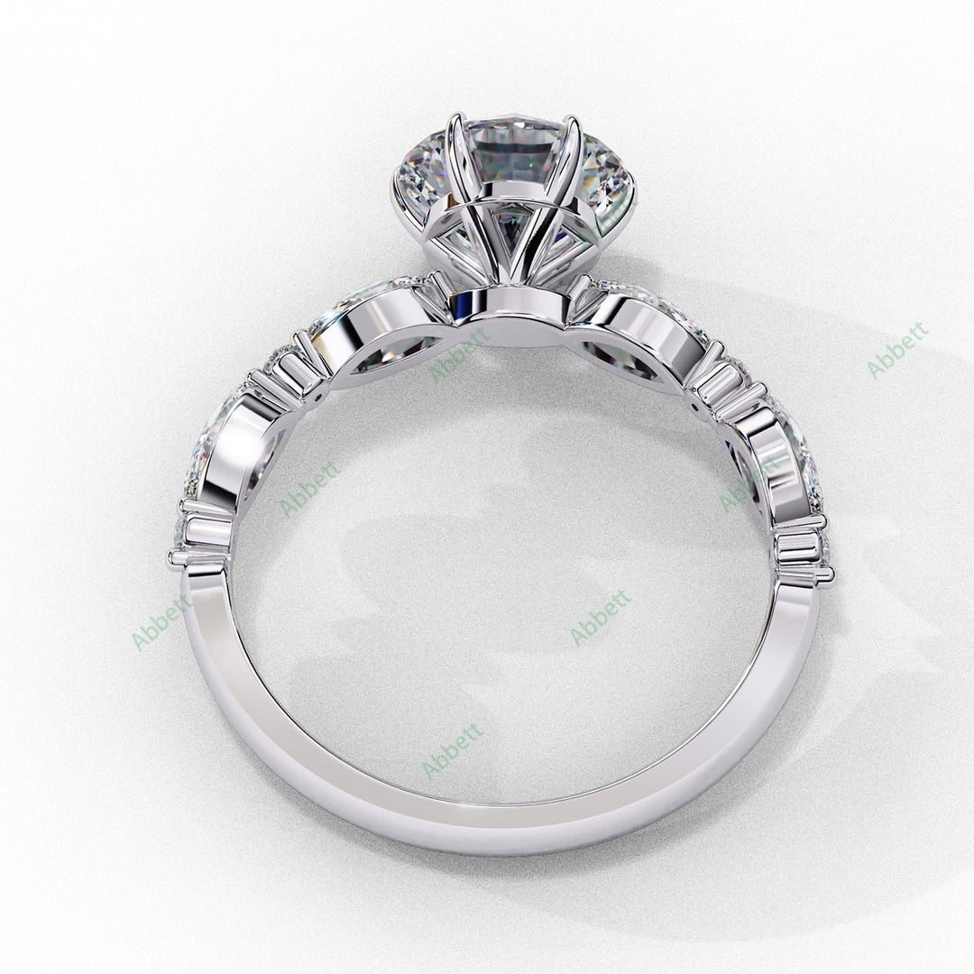 Accented Engagement Ring ENAC1494
