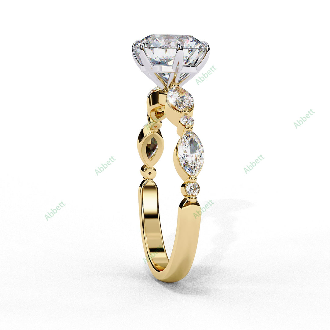 Accented Engagement Ring ENAC1494