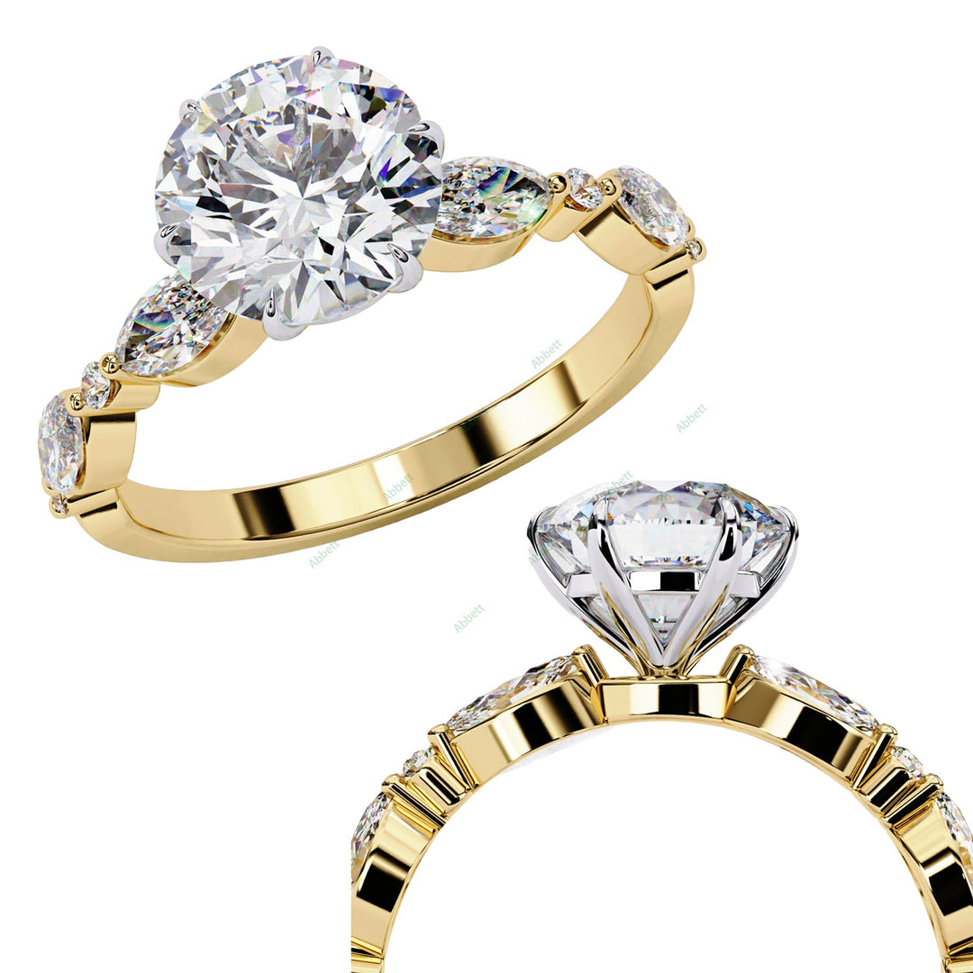 Accented Engagement Ring ENAC1494