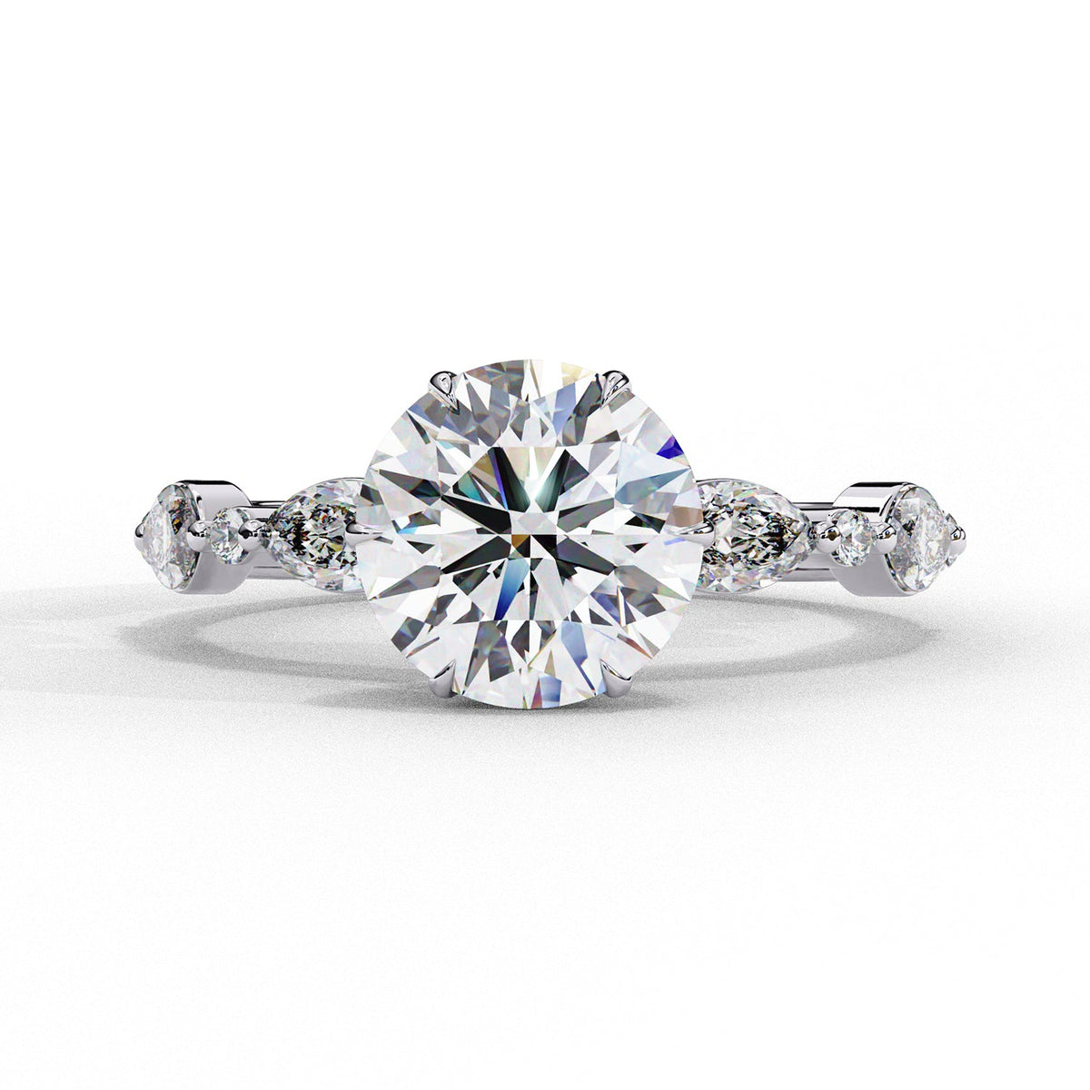 Accented Engagement Ring ENAC1494