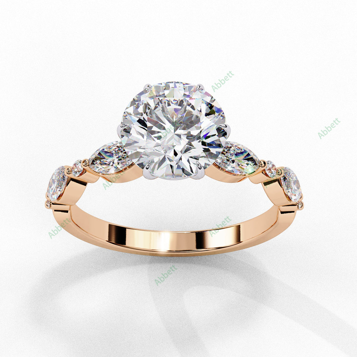 Accented Engagement Ring ENAC1494