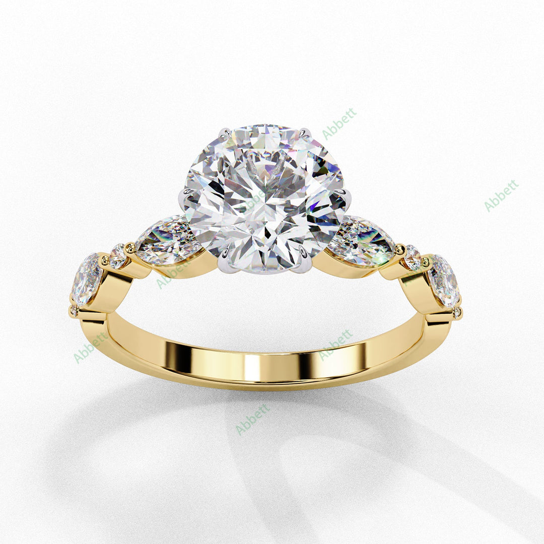Accented Engagement Ring ENAC1494