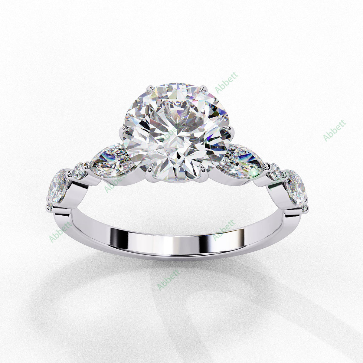 Accented Engagement Ring ENAC1494
