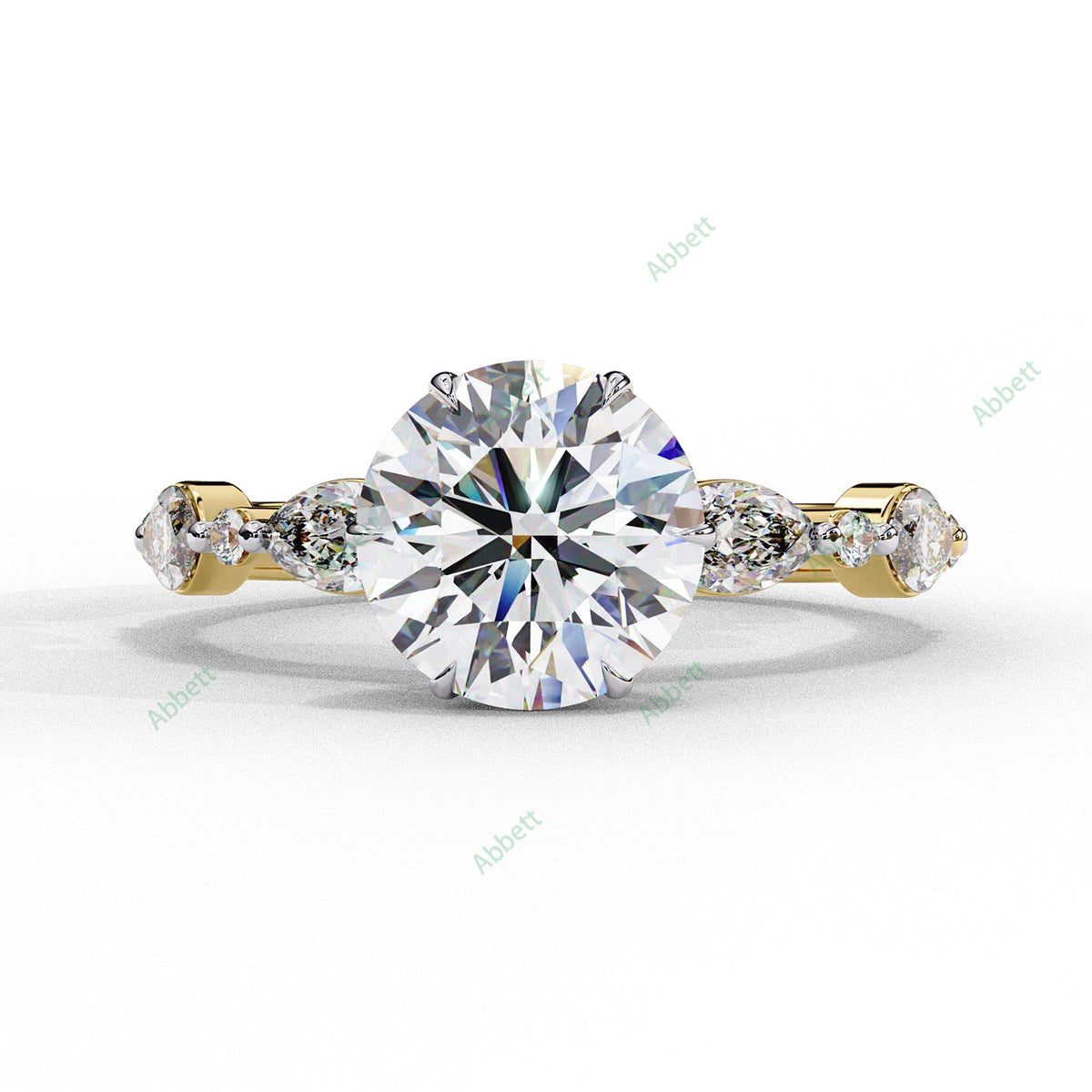 Accented Engagement Ring ENAC1494