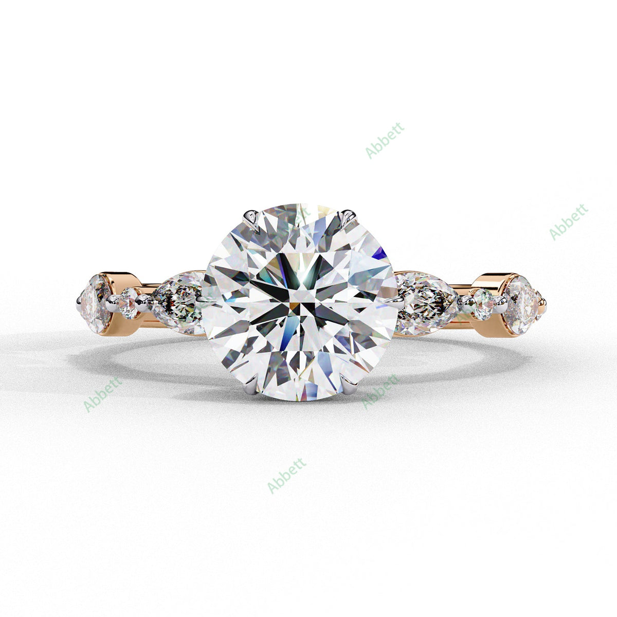 Accented Engagement Ring ENAC1494