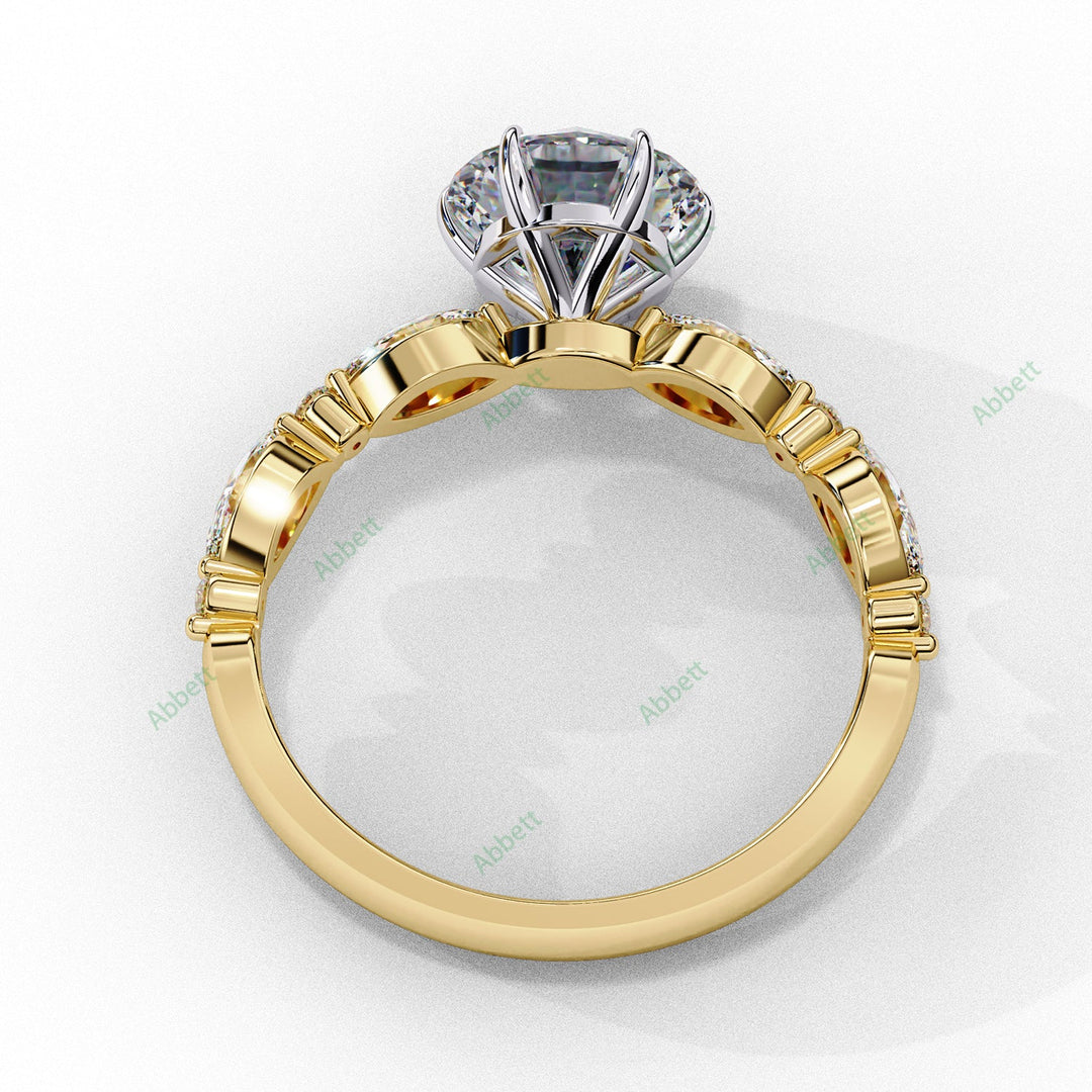 Accented Engagement Ring ENAC1494