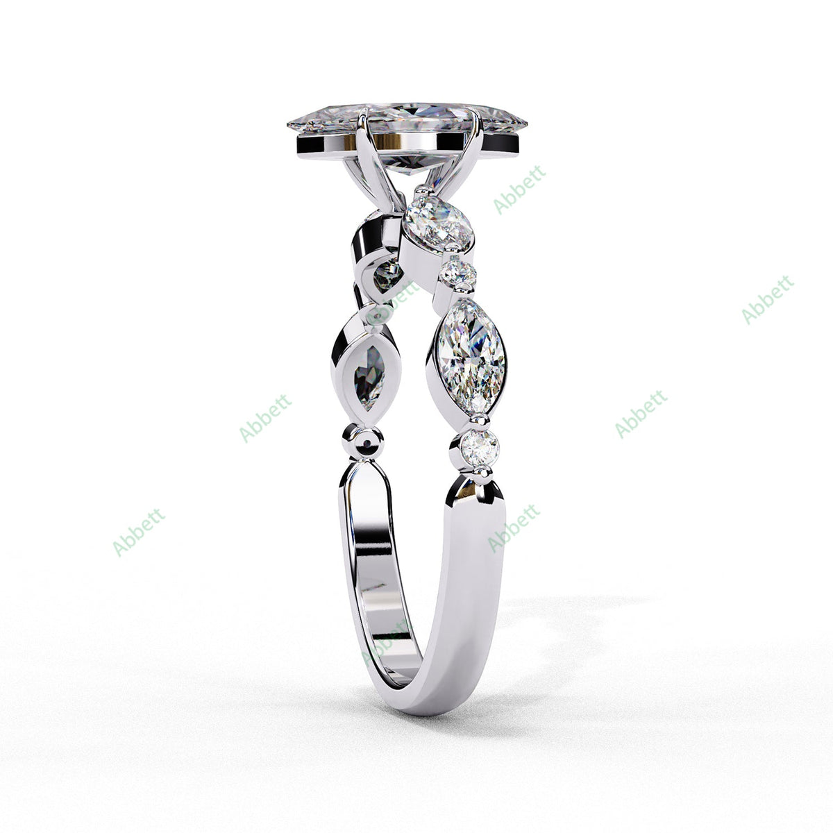 Accented Engagement Ring ENAC1495