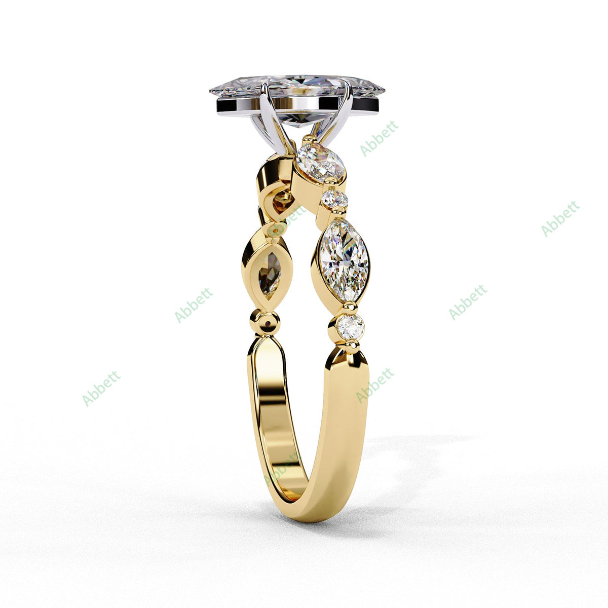 Accented Engagement Ring ENAC1495