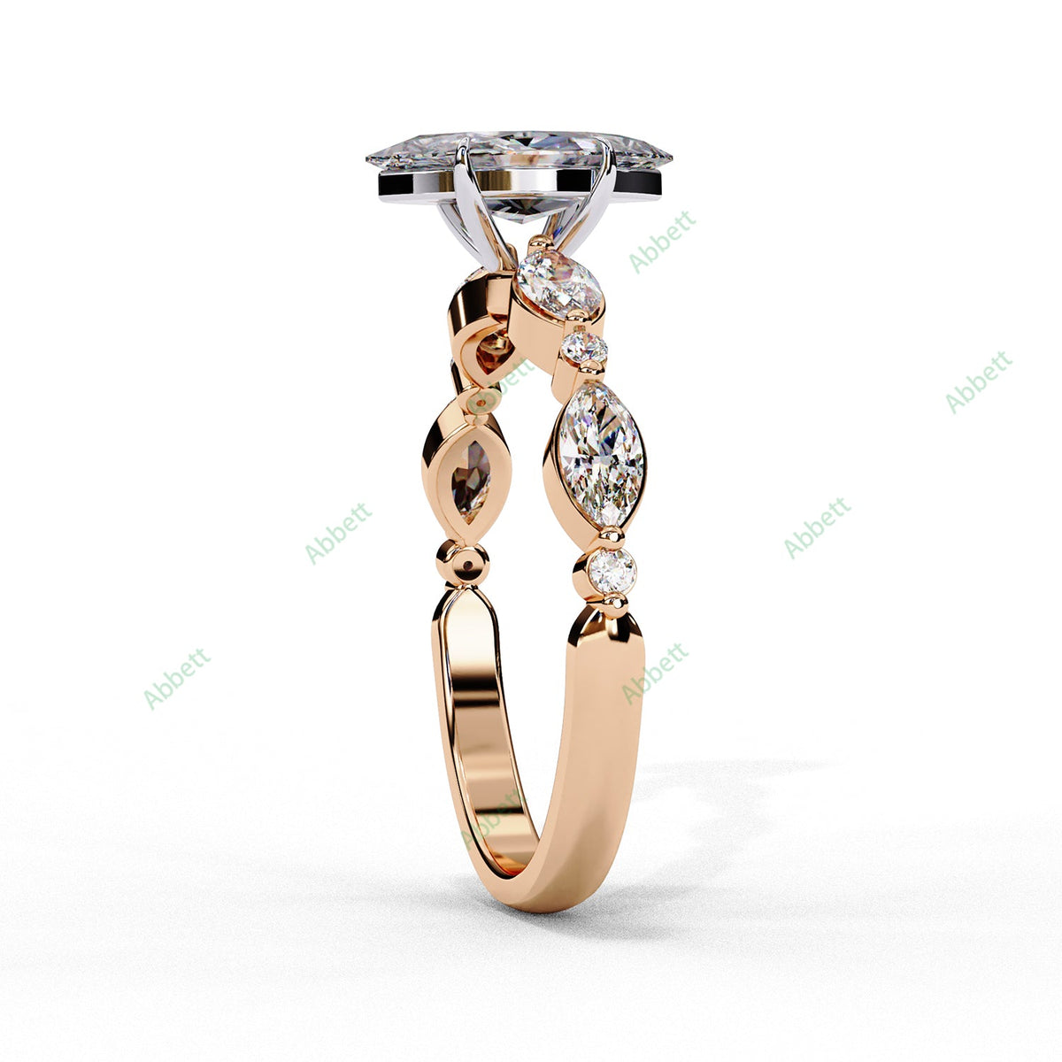 Accented Engagement Ring ENAC1495
