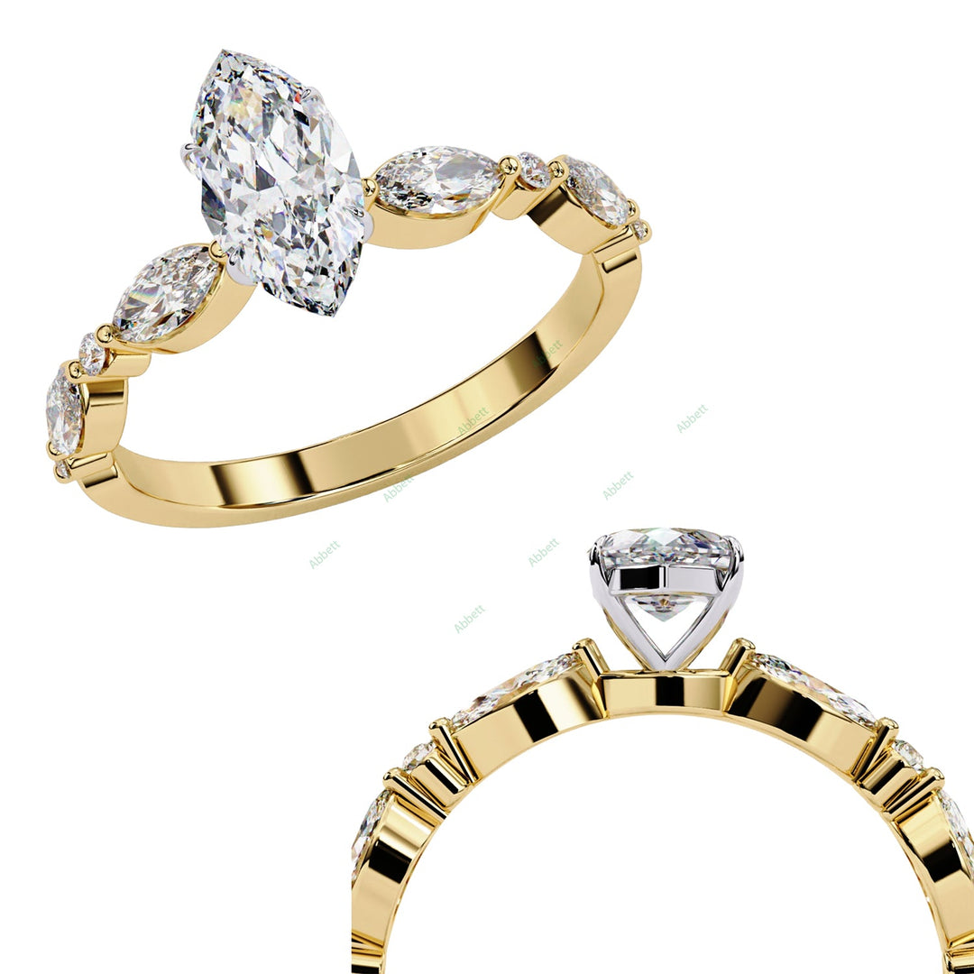 Accented Engagement Ring ENAC1495