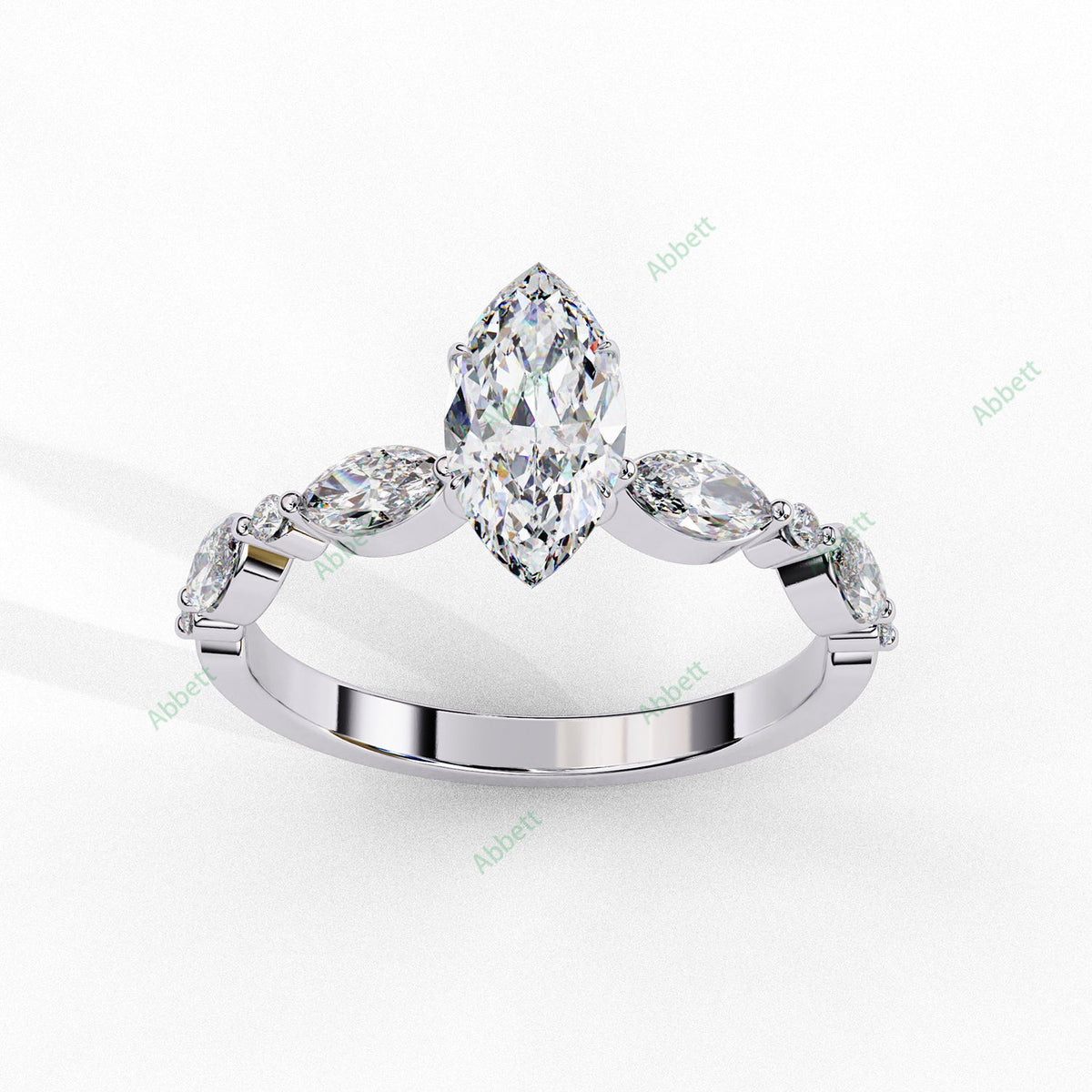 Accented Engagement Ring ENAC1495
