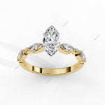 Load image into Gallery viewer, Accented Engagement Ring ENAC1495
