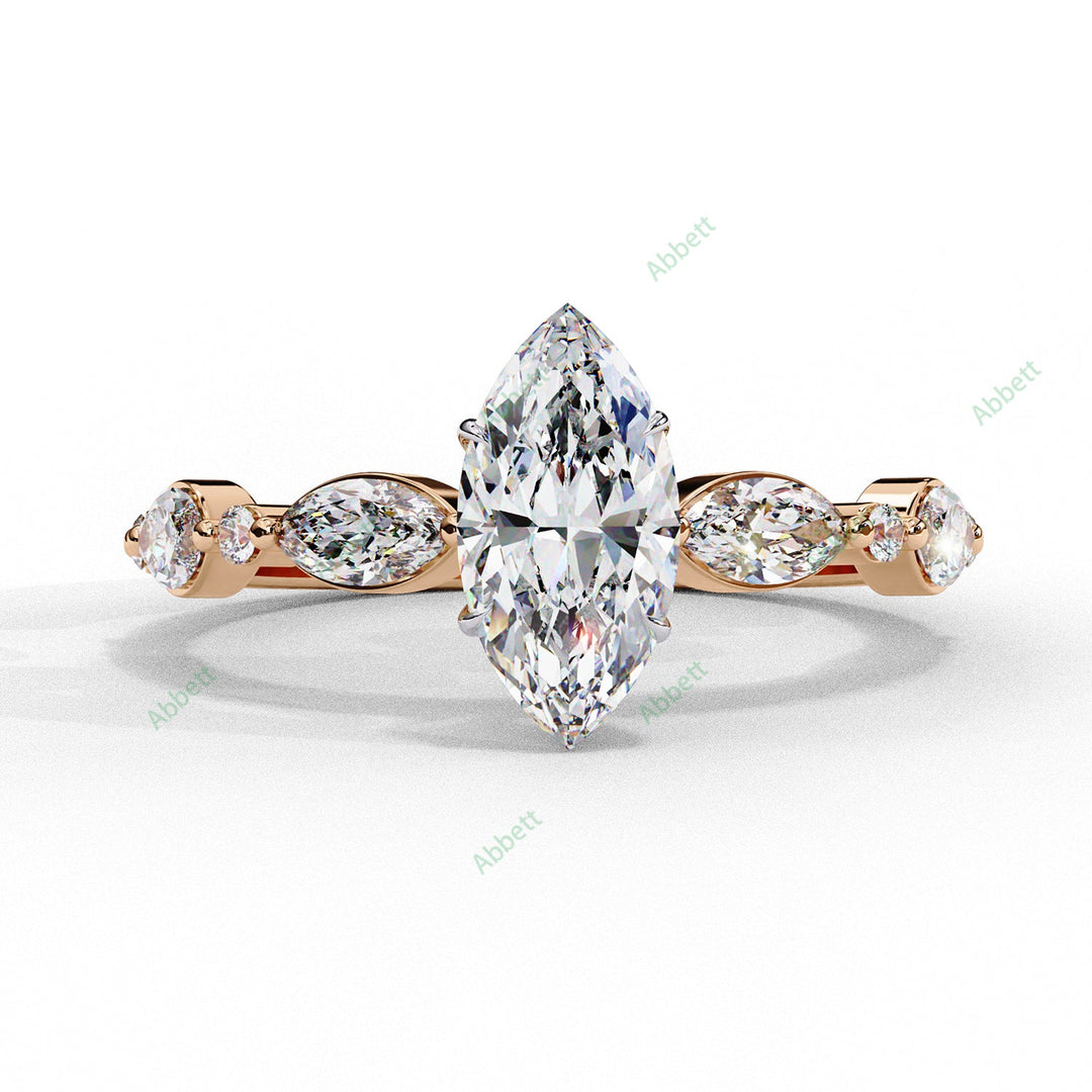 Accented Engagement Ring ENAC1495