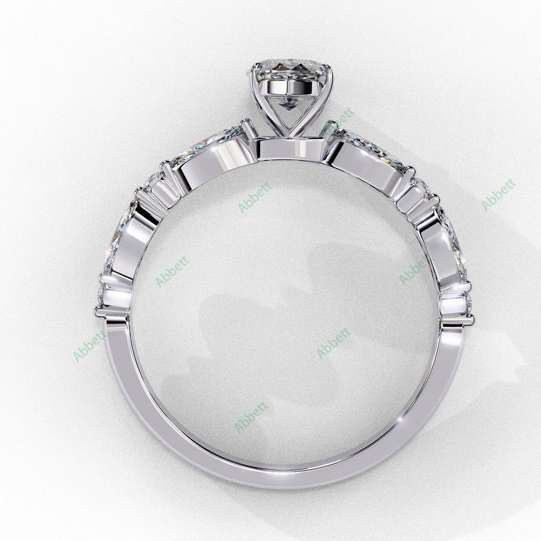 Accented Engagement Ring ENAC1495
