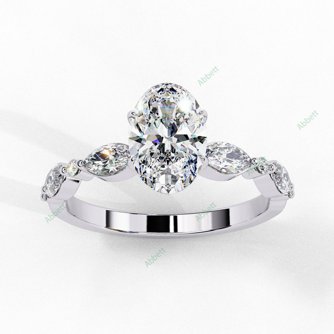 Accented Engagement Ring ENAC1496