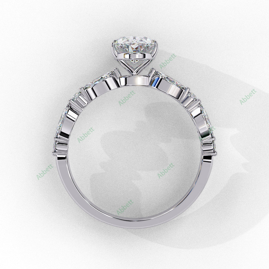 Accented Engagement Ring ENAC1496