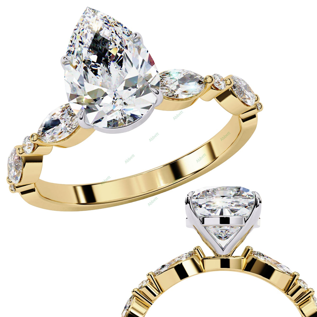 Accented Engagement Ring ENAC1497