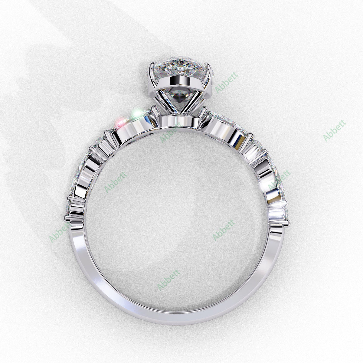 Accented Engagement Ring ENAC1497