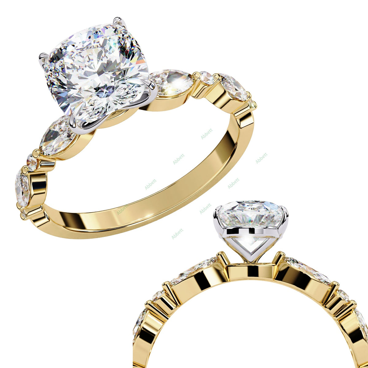 Accented Engagement Ring ENAC1498
