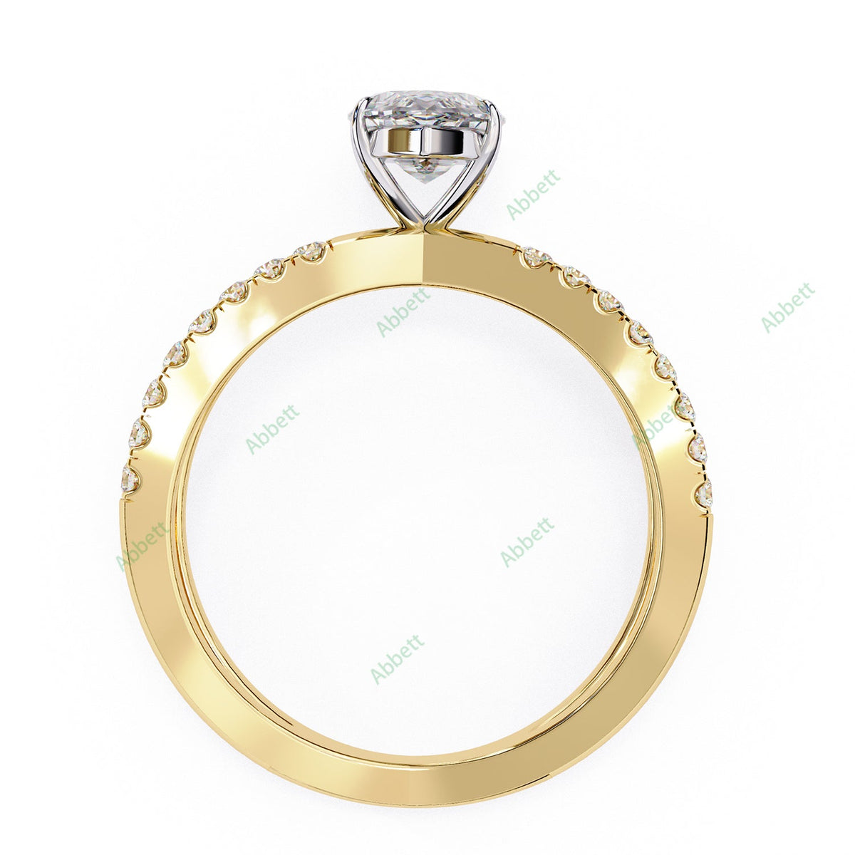 Accented Engagement Ring ENAC1539