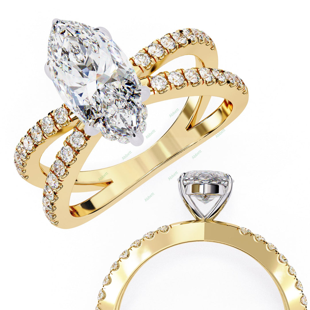 Accented Engagement Ring ENAC1539