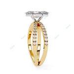 Load image into Gallery viewer, Accented Engagement Ring ENAC1539
