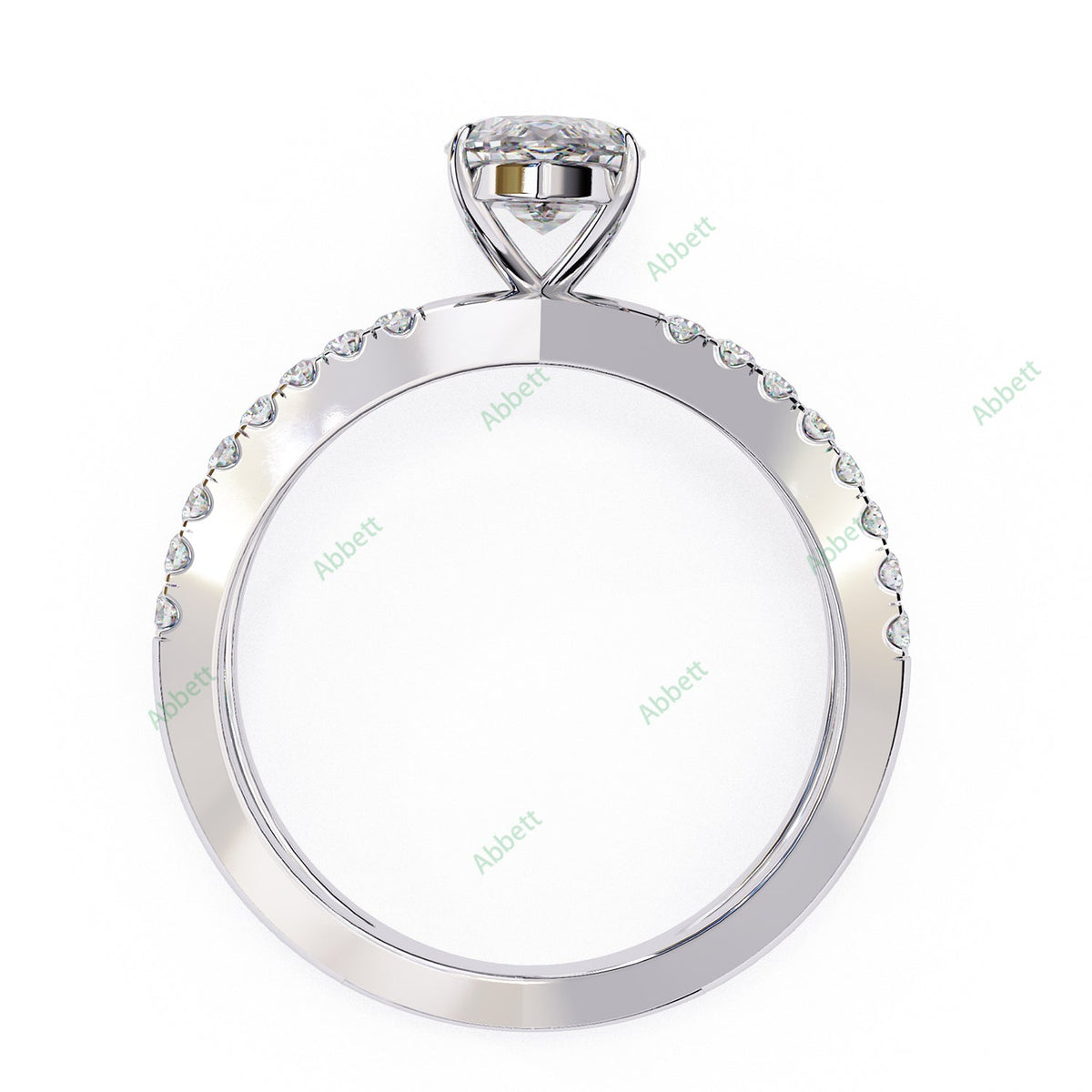 Accented Engagement Ring ENAC1539
