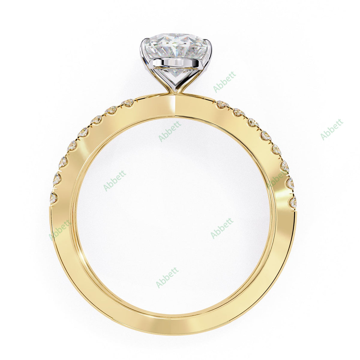 Accented Engagement Ring ENAC1540