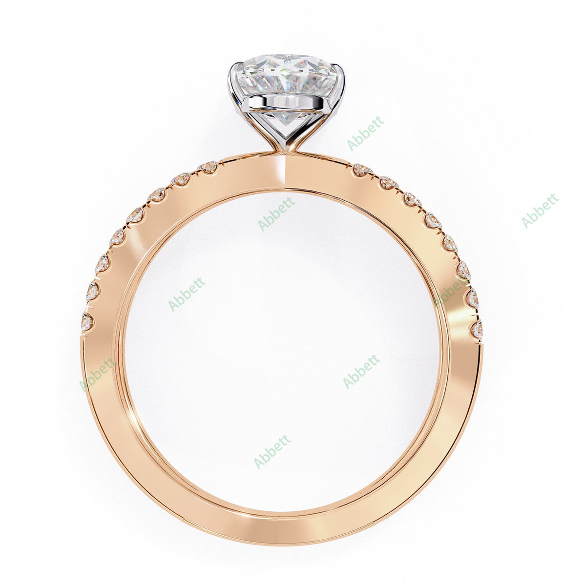 Accented Engagement Ring ENAC1540