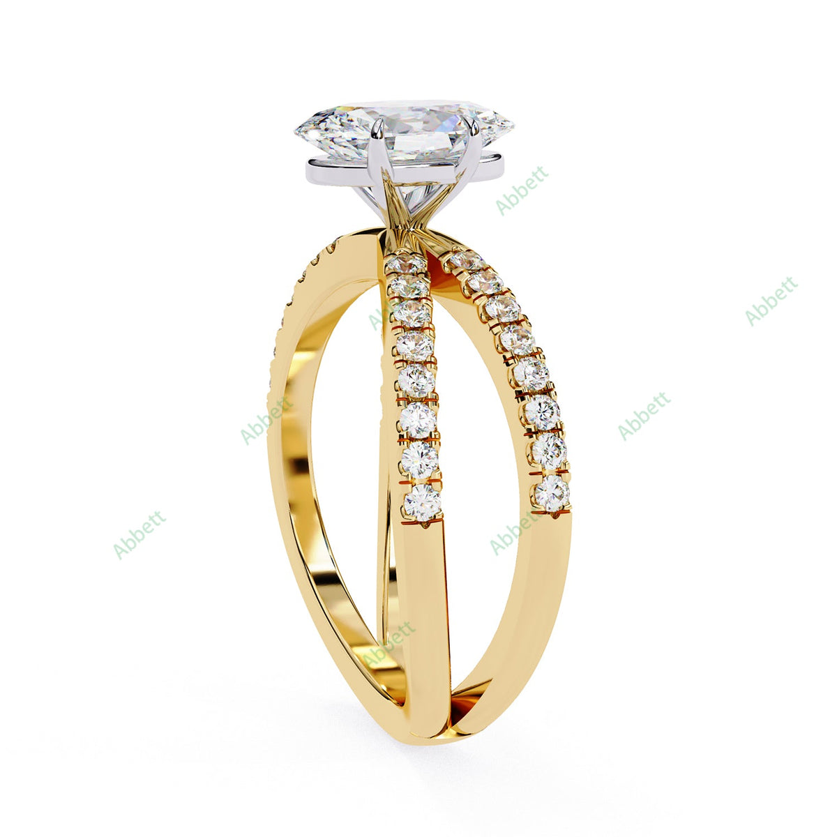 Accented Engagement Ring ENAC1540