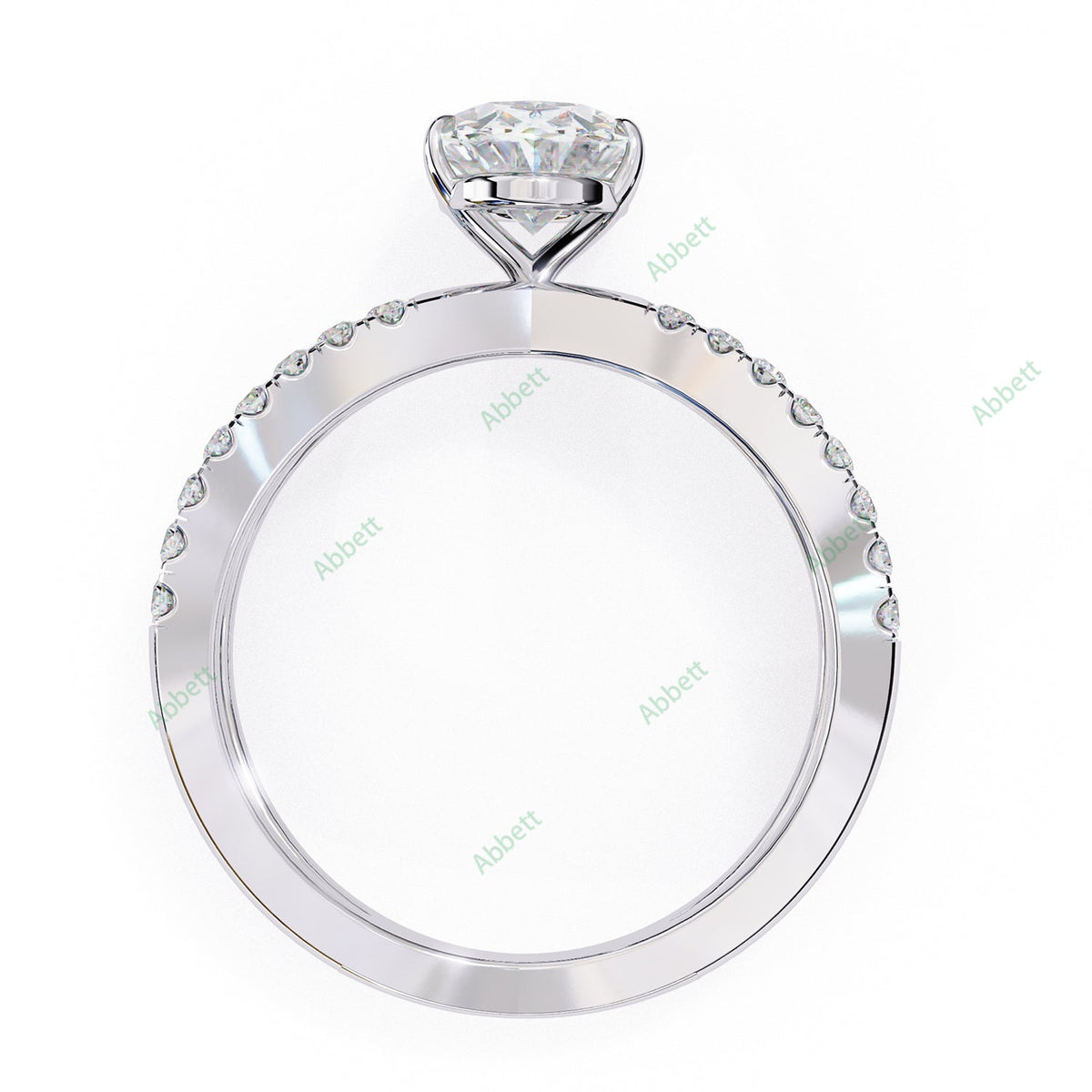 Accented Engagement Ring ENAC1540