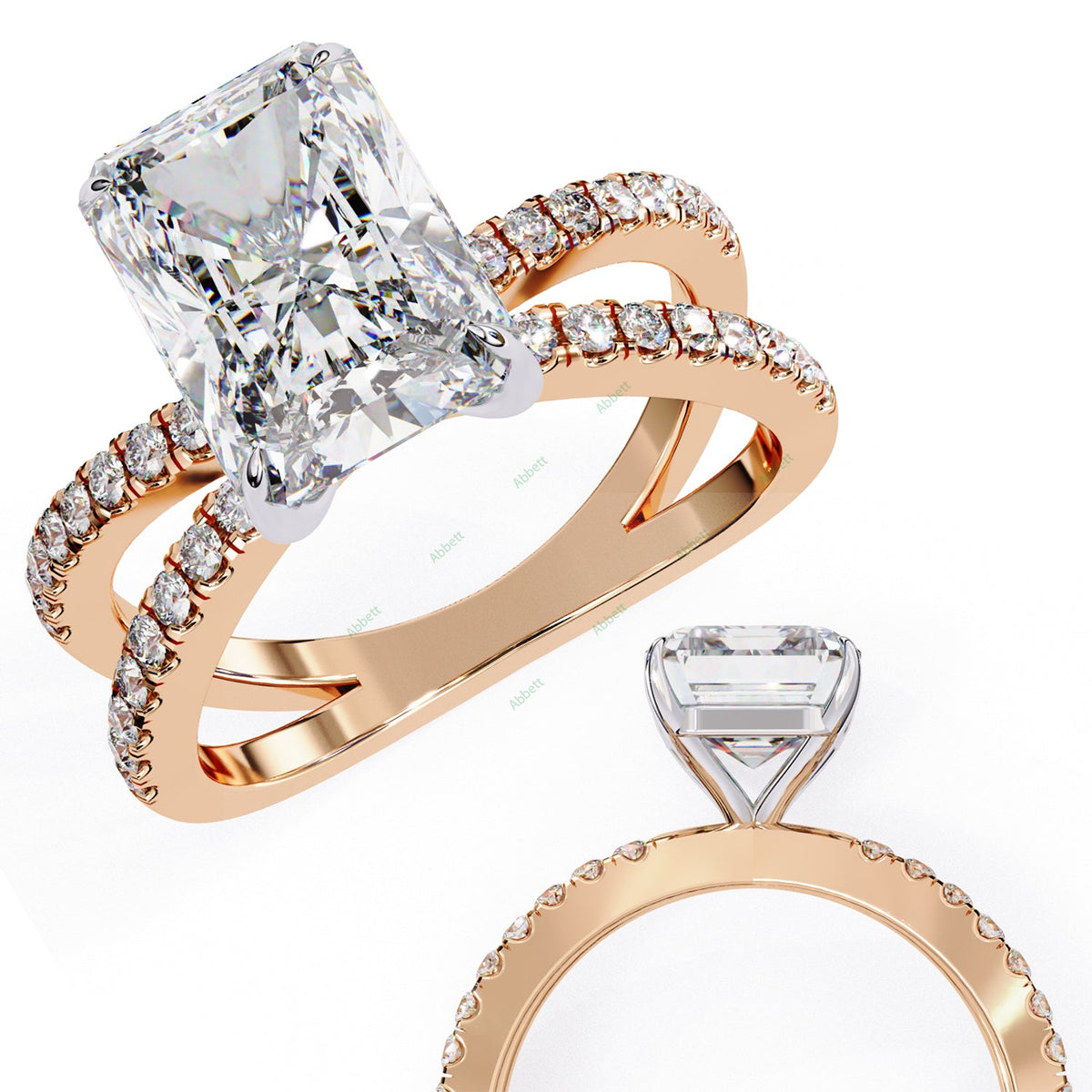 Accented Engagement Ring ENAC1542