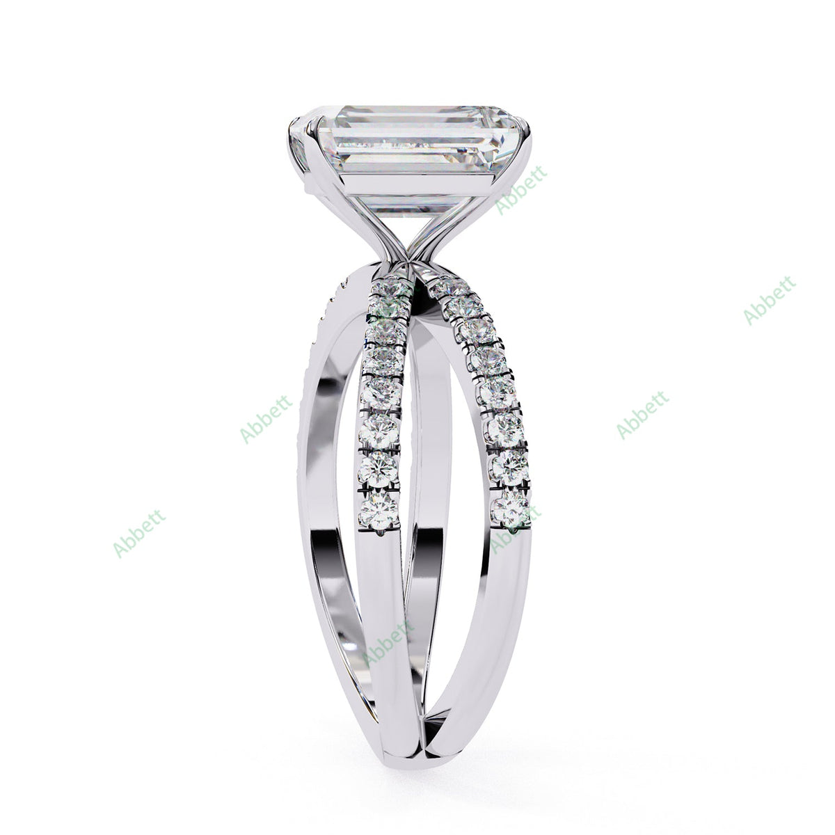 Accented Engagement Ring ENAC1542
