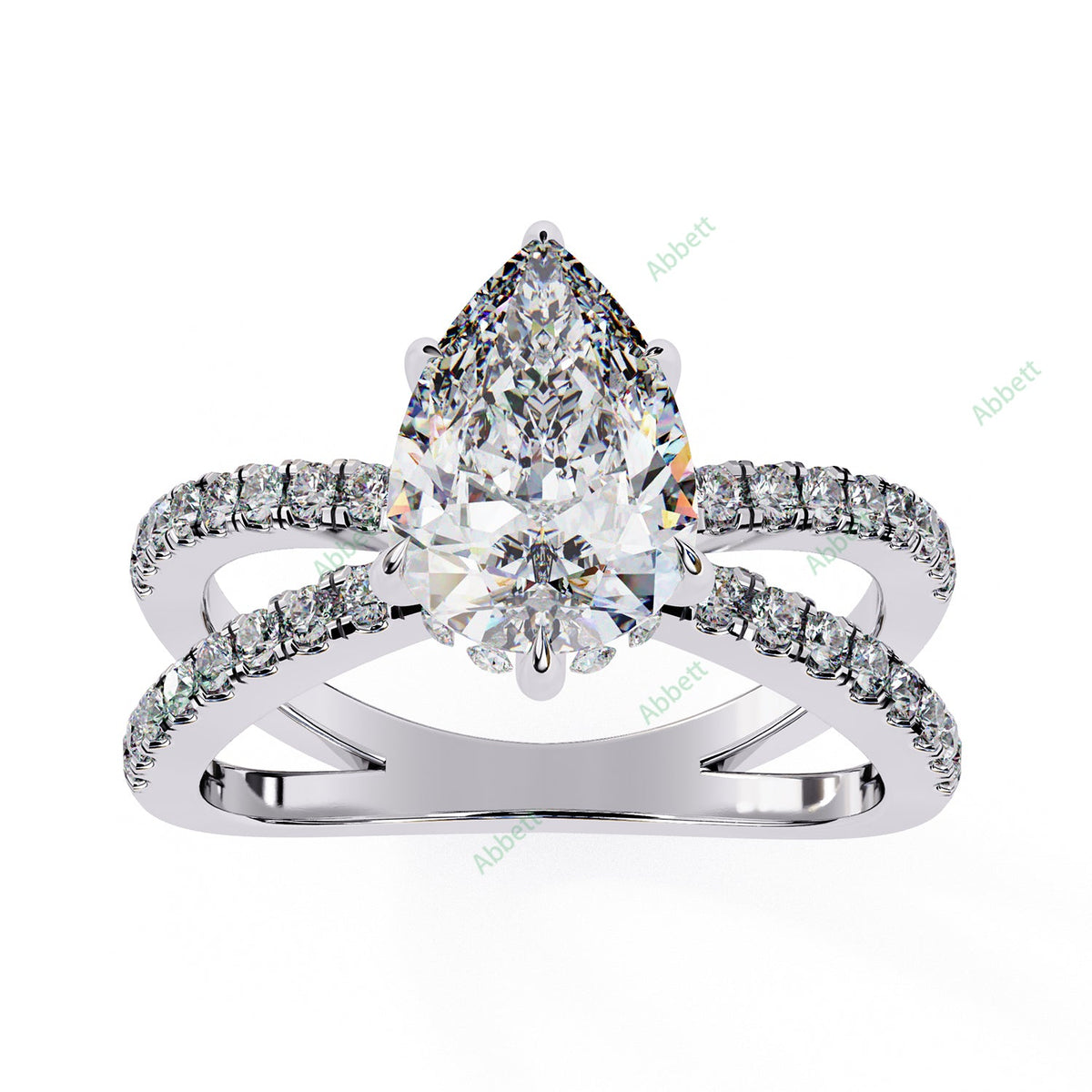 Accented Engagement Ring ENAC1543