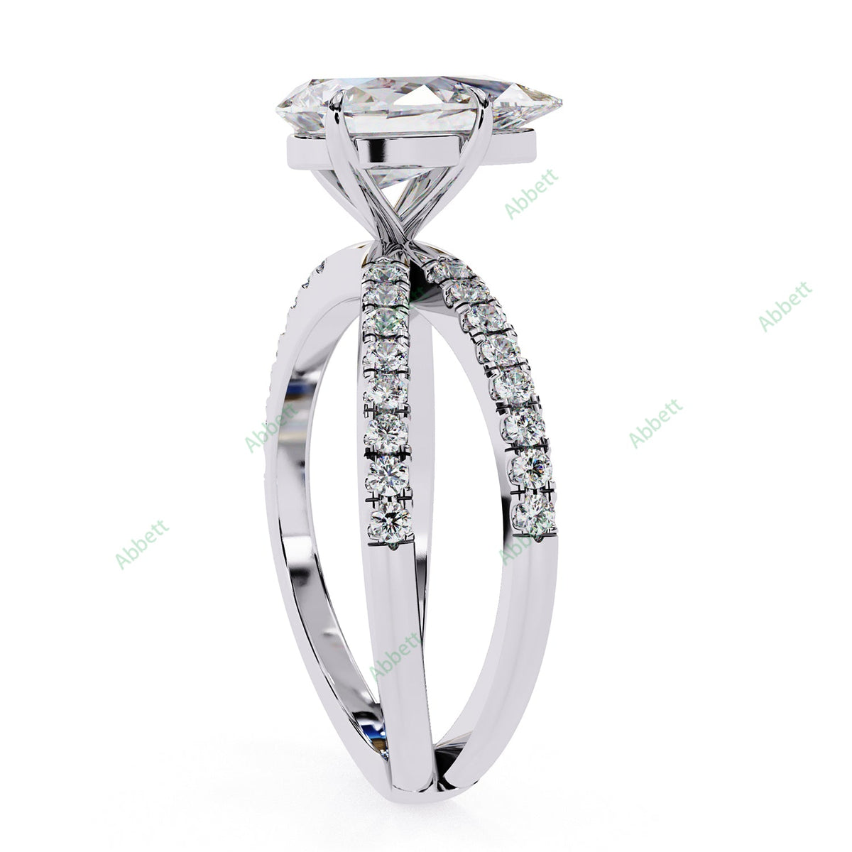 Accented Engagement Ring ENAC1543