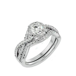 Load image into Gallery viewer, Bridal Sets Engagement Ring ENBR205
