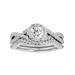 Load image into Gallery viewer, Bridal Sets Engagement Ring ENBR205

