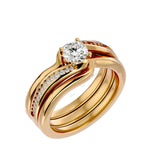 Load image into Gallery viewer, Bridal Sets Engagement Ring ENBR207
