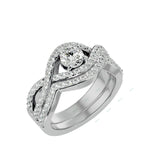 Load image into Gallery viewer, Bridal Sets Engagement Ring ENBR216
