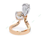 Load image into Gallery viewer, Curved Engagement Ring ENCU1129
